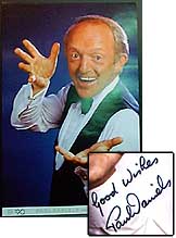 Autographed Paul Daniels Poster