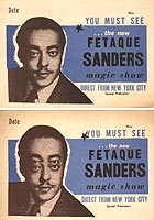 Two Fetaque Sanders Magic Show Flyers